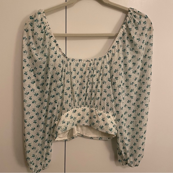 Free People Flowy Floral Top - Picture 4 of 5